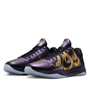 Nike Kobe 5 Protro Men's Basketball Shoes Eggplant/Black-Metallic Gold